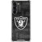 NFL Las Vegas Raiders Black & White Galaxy S24 FE Clear Case